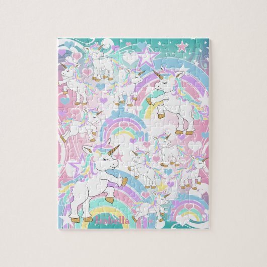 Pastel Unicorn Jigsaw Puzzle (Vertikal)