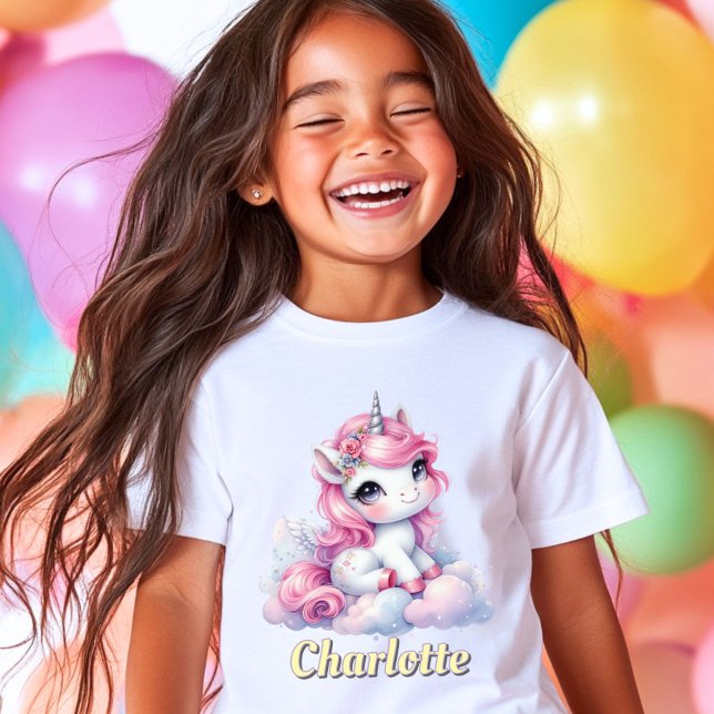 Pastel unicorn magische Wolke T-Shirt (Von Creator hochgeladen)