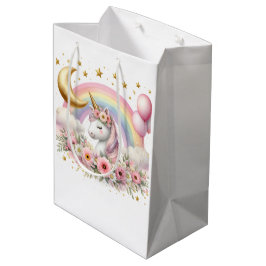 Pastel Unicorn Mittlere Geschenktüte