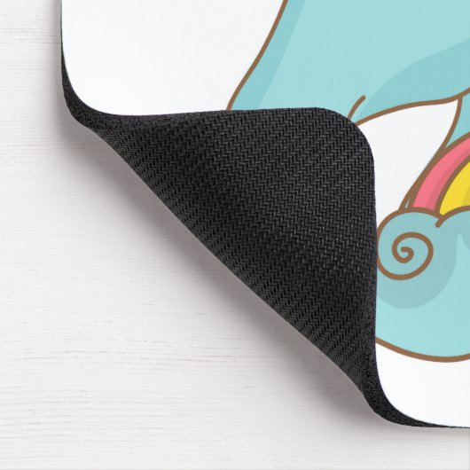 Pastel Unicorn Mousepad (Ecke)