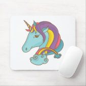 Pastel Unicorn Mousepad (Mit Mouse)