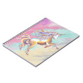 Pastel Unicorn-Notebook Notizblock (Linke Seite)