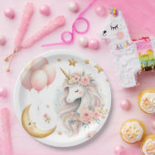 Pastel Unicorn Pappteller (Party)