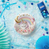 Pastel Unicorn Pappteller (Party)