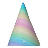 Pastel Unicorn Rainbow Watercolor #2 Partyhütchen (Rechts)