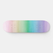 Pastel Unicorn Regenbogen Aquarell Traum Nr. 1 Skateboard (Horizontal)