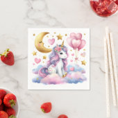 Pastel Unicorn Serviette (Beispiel)