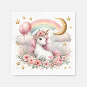 Pastel Unicorn Serviette