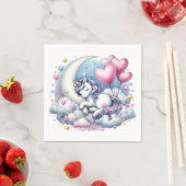 Pastel Unicorn Serviette (Beispiel)