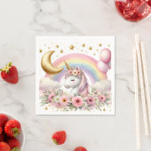 Pastel Unicorn Serviette (Beispiel)