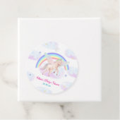 Pastel Unicorn Star Rainbow Fairytale Baby Showroo Geschenkanhänger (Beispiel)