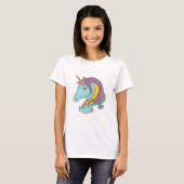 Pastel Unicorn T-Shirt (Vorne ganz)