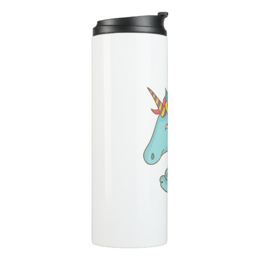 Pastel Unicorn Thermosbecher (Nach links gedreht)