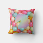 Pastel Unicorn Throw Pillow | Magical Rainbow Home Kissen (Vorderseite)