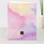 PASTEL VALENTINE CARD KARTE (Rückseite)