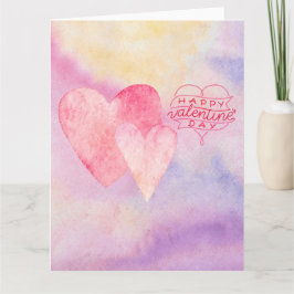 PASTEL VALENTINE CARD KARTE