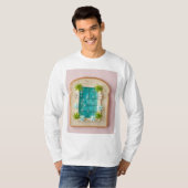 Pastel Vaporwave Pool Toast T-Shirt (Vorne ganz)