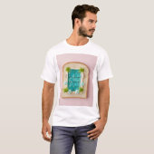 Pastel Vaporwave Pool Toast T-Shirt (Vorne ganz)