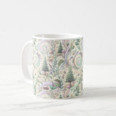 Pastel verzauberter Wald: Eine Cottailcore-Fantasi Kaffeetasse (Vorderseite Links)