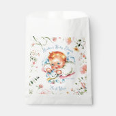 Pastel Vintage Baby Girl Baby Shower  Geschenktütchen (Vorderseite)