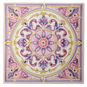 Pastel Vintage Keramik Tile. Fliese (Vorderseite)