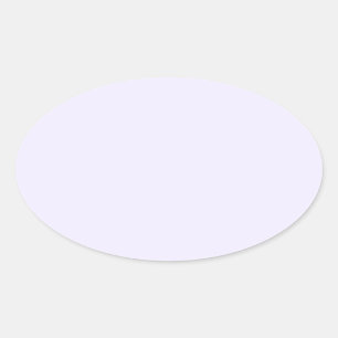 Pastel Violet 2 Ovaler Aufkleber