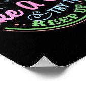 Pastel Volleyball Quote Design For Confident Athle Poster (Ecke)