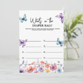 Pastel, was in der Tasche Baby Duschspielkarte Einladung (Stehend Vorderseite)