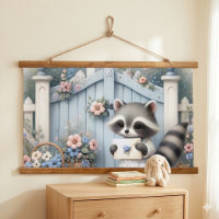 Pastel-Waschbär-Briefgarten