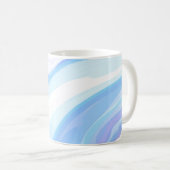 Pastel Wash of Waves Kaffeetasse (VorderseiteRechts)