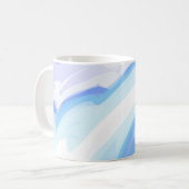 Pastel Wash of Waves Kaffeetasse (Vorderseite Links)