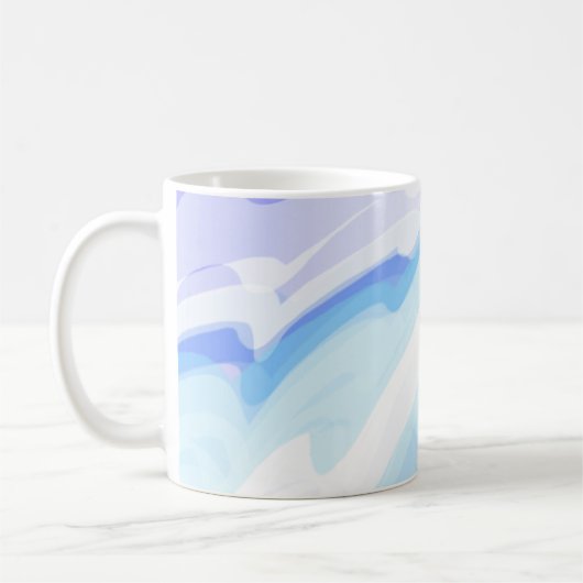 Pastel Wash of Waves Kaffeetasse (Links)