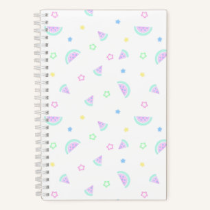 Pastel-Wassermelone Notizblock
