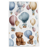 Pastel Watercolor Baby Shower & Birthday Gift Bag Mittlere Geschenktüte (Vorderseite)