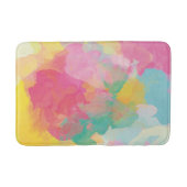 Pastel Watercolor Badematte (Vorderseite)