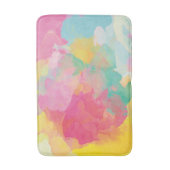 Pastel Watercolor Badematte (Vorderseite Vertikal)