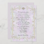 Pastel Watercolor Bat Mitzvah Einladung (Vorne/Hinten)