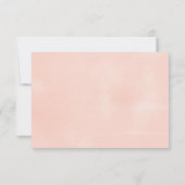 Pastel Watercolor Blume Bat Mitzvah UAWG RSVP Karte (Rückseite)