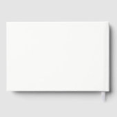 Pastel Watercolor Blume Hochzeit Gästebuch (Rückseite)