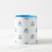 Pastel Watercolor Boo Ghost Combo Mug Tasse (Zentrum)
