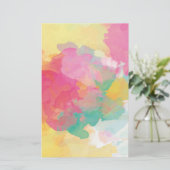 Pastel Watercolor Briefpapier (Stehend Vorderseite)