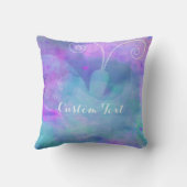 Pastel Watercolor Butterfly Farbiger Frühling Kissen (Rückseite)