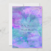 Pastel Watercolor Butterfly Party Einladungen (Vorderseite)