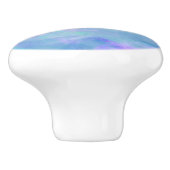 Pastel Watercolor Butterfly Spring Colorado Keramikknauf (Seitenansicht)