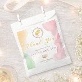 Pastel Watercolor Chick Easter Brunch Thank You Geschenktütchen (Ausgeschnitten)