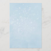 Pastel Watercolor Christmas Kinderdusche Mama Rats Hinweiskarte (Rückseite)