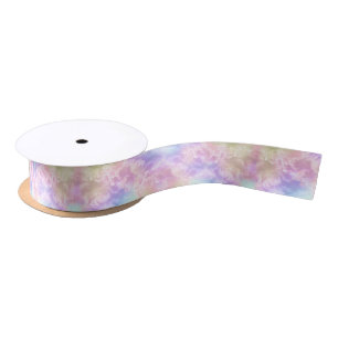 Pastel Watercolor Clouds Satinband
