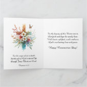 Pastel Watercolor Cross Gospel Christlich Ostern Karte (Innenseite)