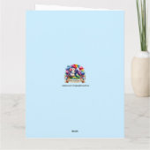 Pastel Watercolor Cross Gospel Christlich Ostern Karte (Rückseite)