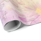 Pastel Watercolor Daisies Geschenkpapier (Rolleneckpunkt)